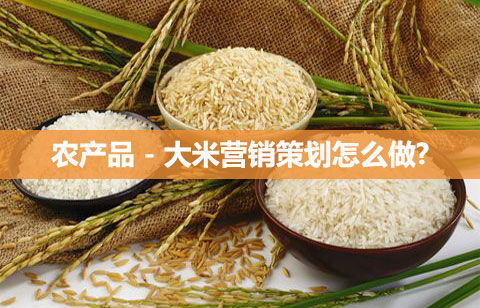 從田間到舌尖 農(nóng)產(chǎn)品大米營銷策劃全攻略